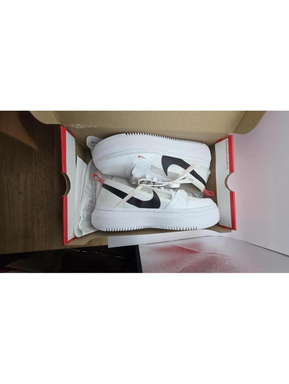 Nike Court Vision Alta TXT White Sea Coral Black Sz 9.5 Womens Style CW6536103